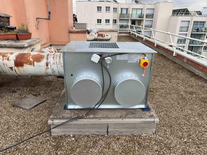 Installation de ventilation 