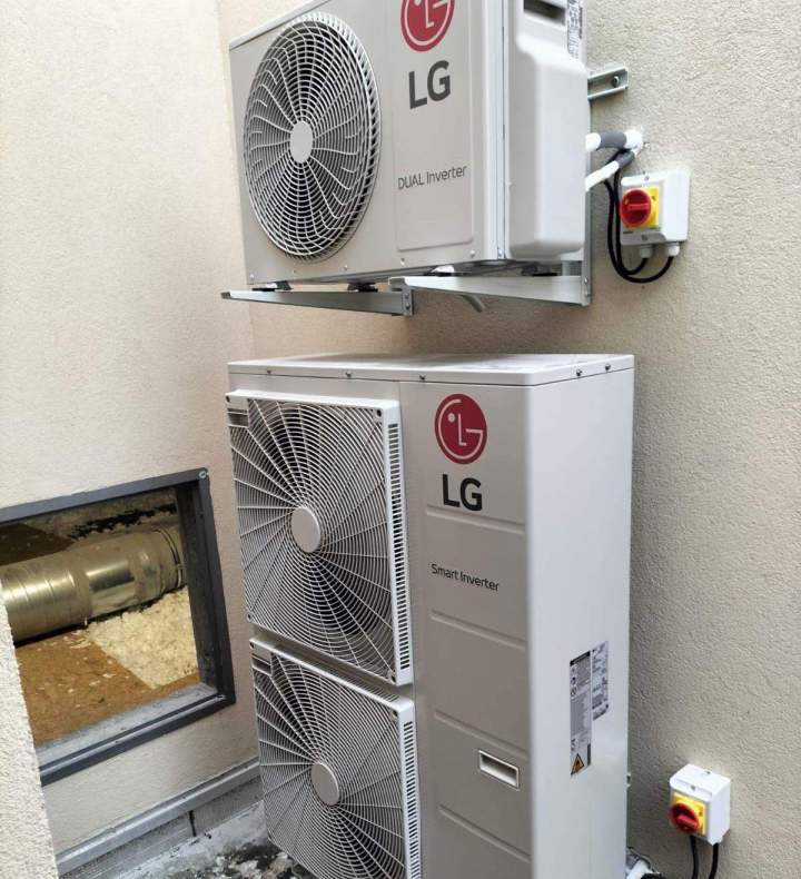 Installation de pompe à chaleur Plaisir